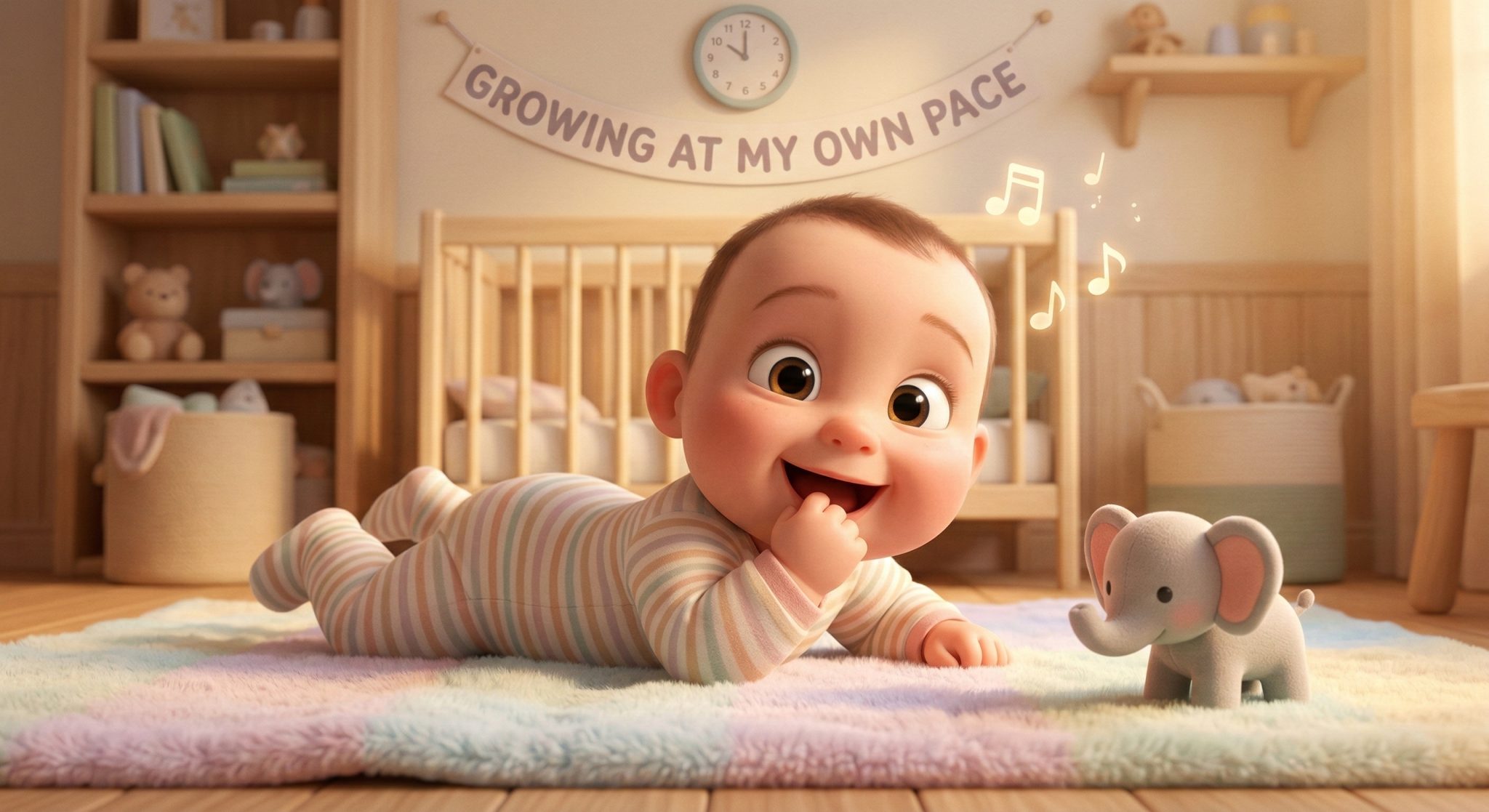 3mo old baby milestones and development