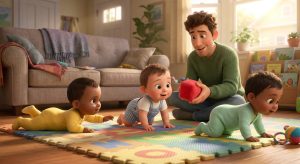 When do babies start crawling and how to encourage them