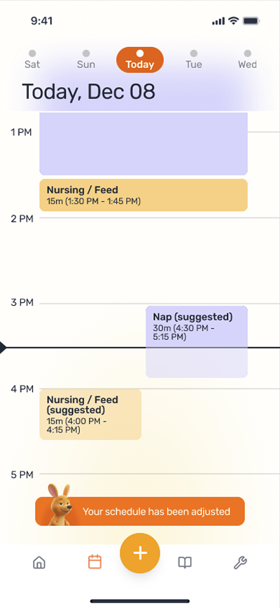 Screenshots of the Betteroo app