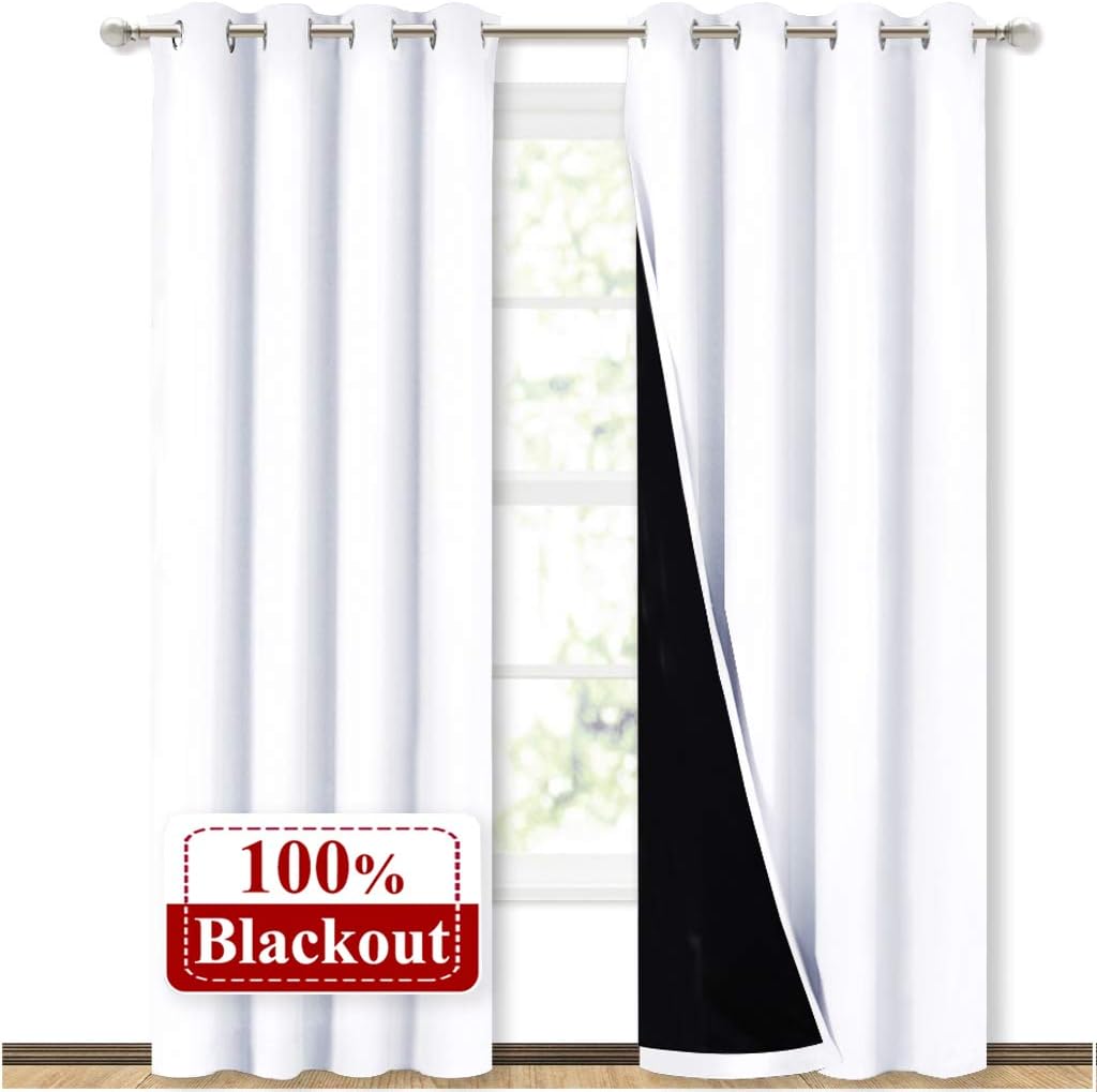 NICETOWN Blackout Curtain Panels - best blackout blinds for baby sleep