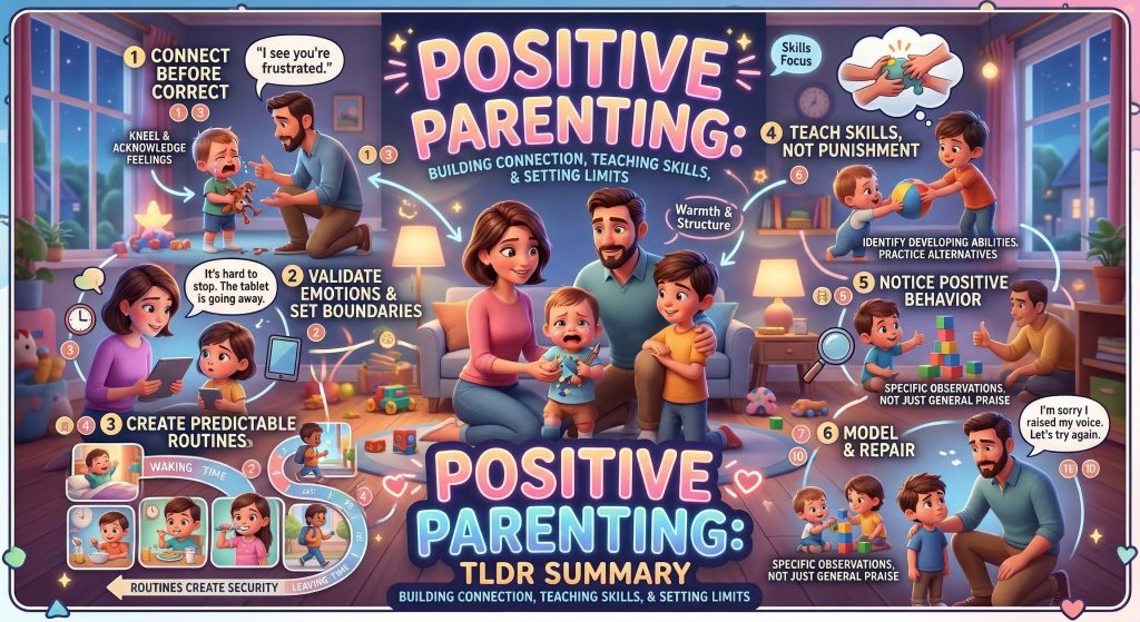 Positive Parenting Tips TLDR