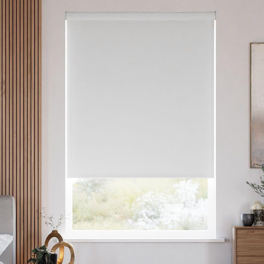 SelectBlinds custom blackout roller shade for nursery