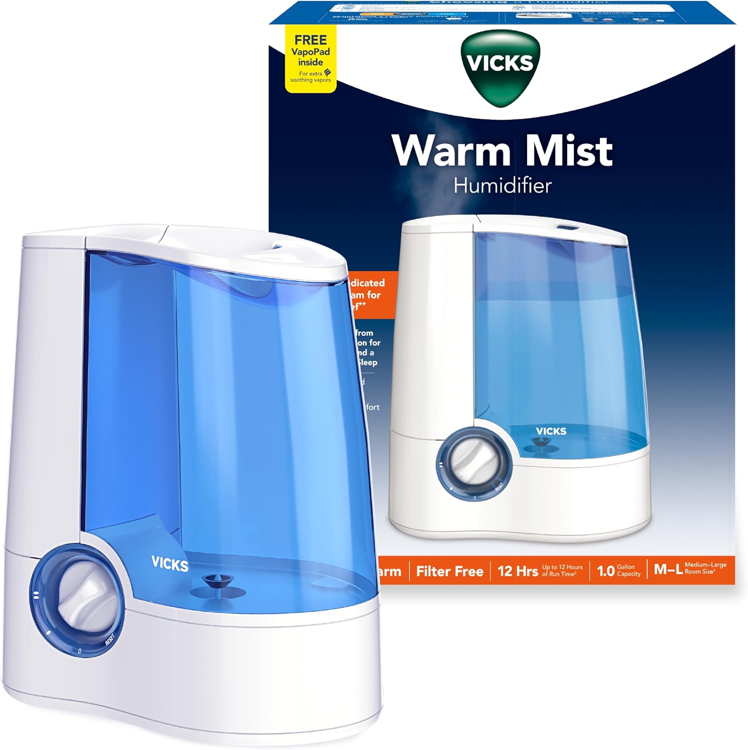 Vicks Filtered Cool Mist — best baby humidifier for congestion