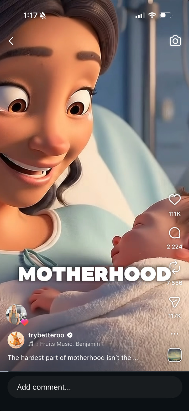 Instagram reel preview