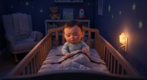 Baby crying out during sleep at night, can babies have nightmares guide