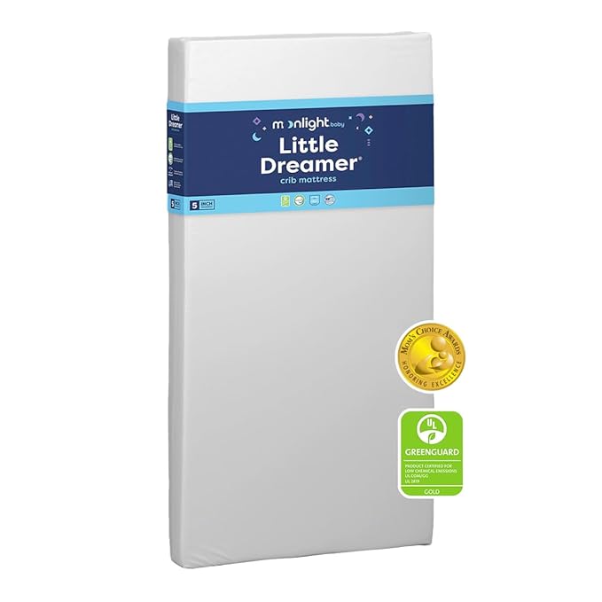 Moonlight Slumber Little Dreamer Dual-Sided Crib Mattress