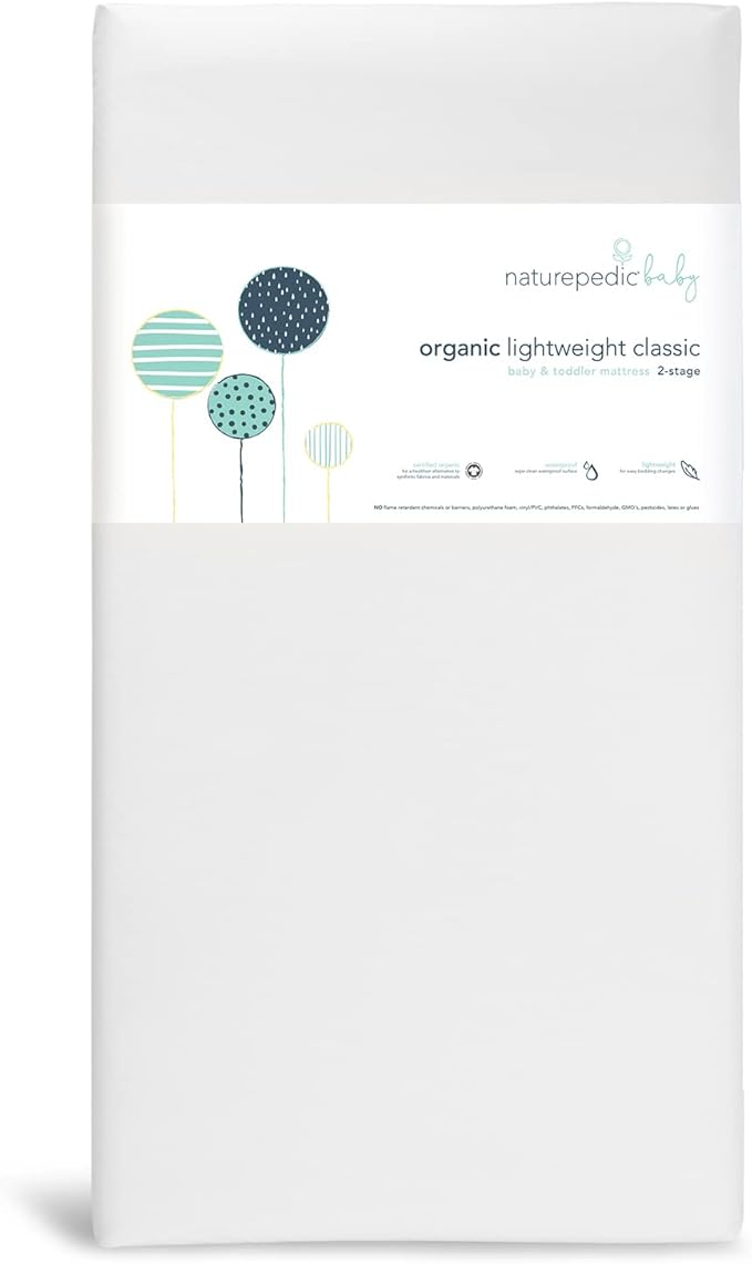 Naturepedic Organic Breathable 2-Stage Crib Mattress