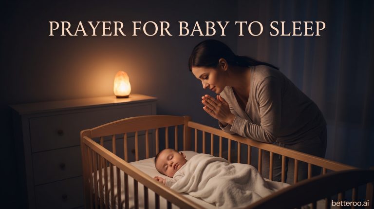 Prayer for Baby to Sleep Through the Night (+ Catholic & Dua)