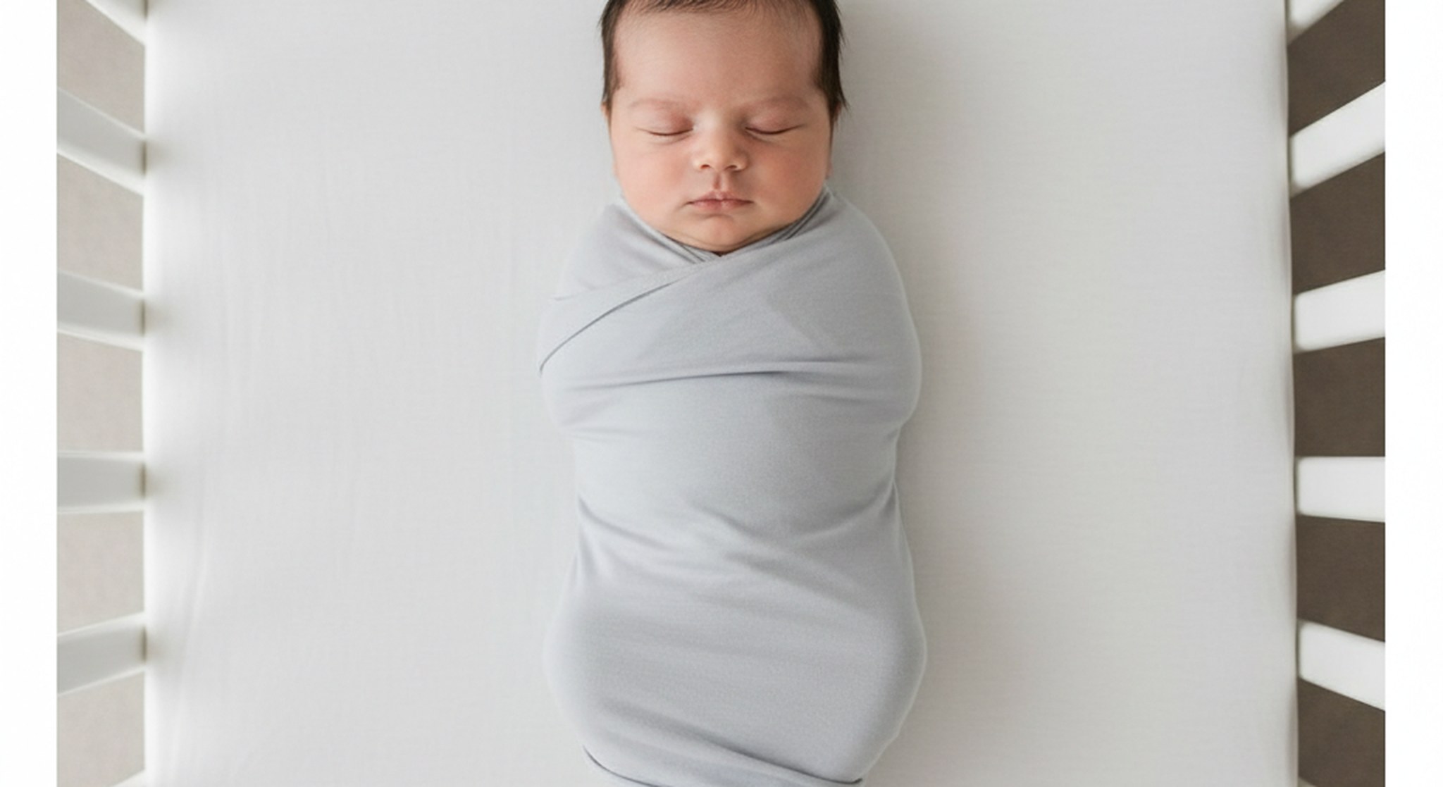 1montholdsleepschedulev3 | Betteroo 1 month old sleep schedule, baby sleeping safely on their back in a bare crib