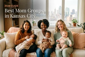 Moms and babies together at a mom group meetup in Kansas City, MO, best mom groups in Kansas City 2026 guide