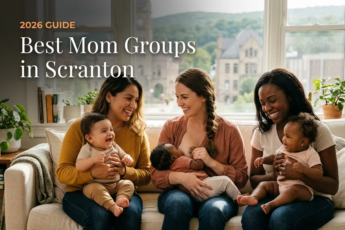 Best mom groups in Scranton 2026 guide, three moms with babies
