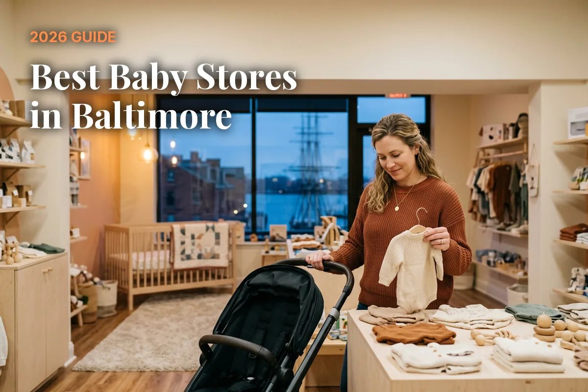 Best baby stores in Baltimore, MD: independent baby boutiques, stroller showrooms and nursery shops (2026 guide)