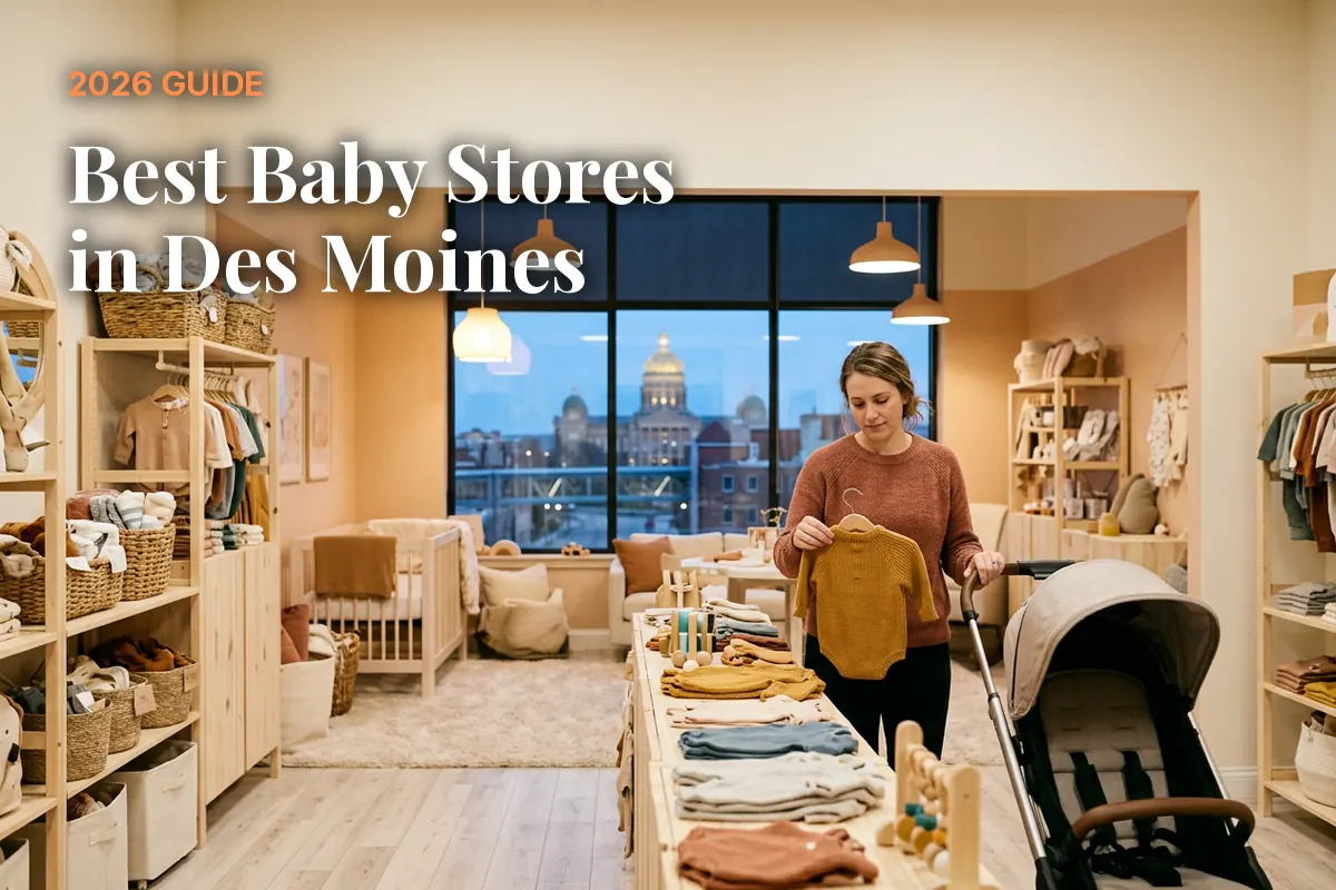 Best baby stores in Des Moines, IA: independent baby boutiques, stroller showrooms and nursery shops (2026 guide)