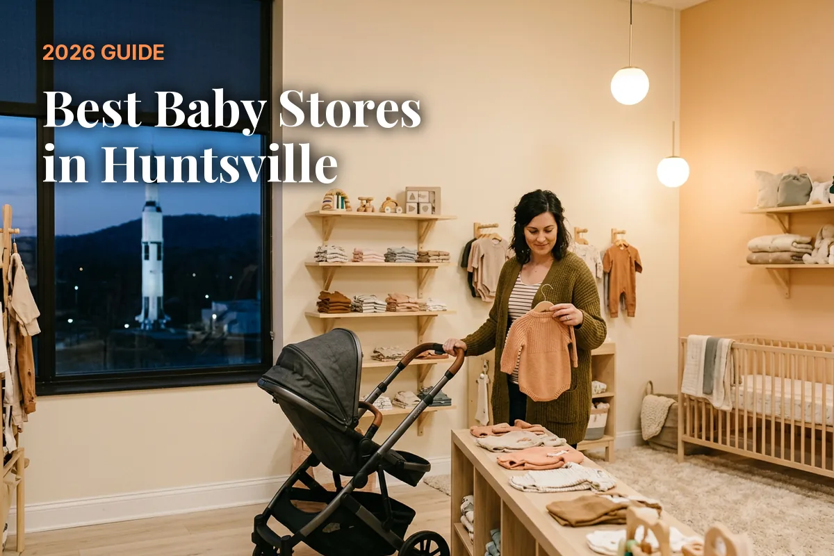 Best baby stores in Huntsville, AL: independent baby boutiques, stroller showrooms and nursery shops (2026 guide)