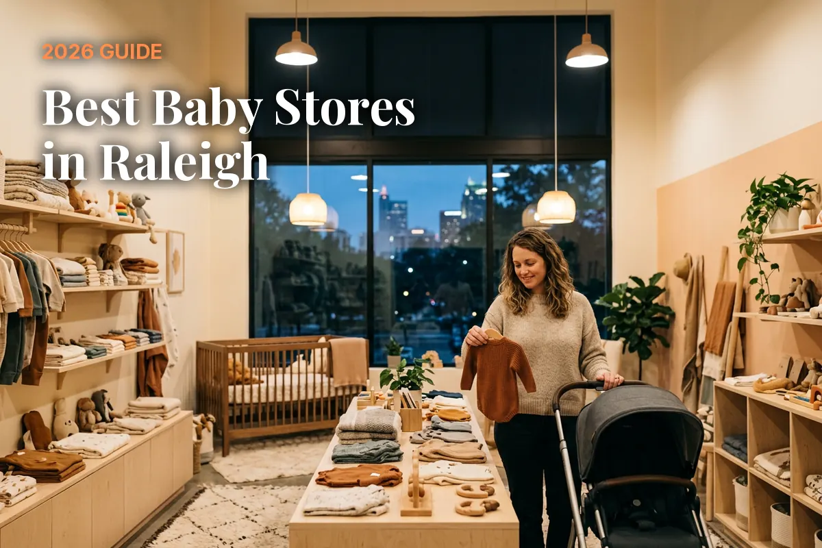 Best baby stores in Raleigh, NC: independent baby boutiques, stroller showrooms and nursery shops (2026 guide)