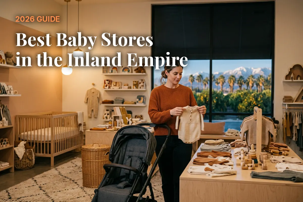 Best baby stores in the Inland Empire, CA: independent baby boutiques, stroller showrooms and nursery shops (2026 guide)